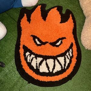 Orange & Black Spitfire Rug